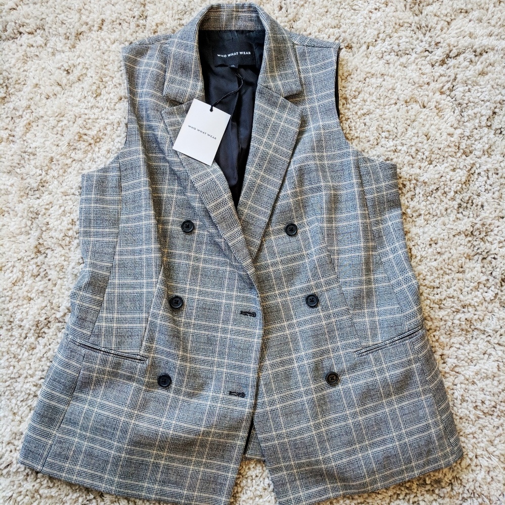 NWT Plaid Jacket